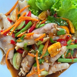 ตำตีนไก่