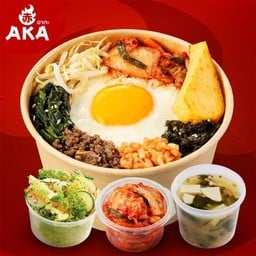 ชุดข้าวยำเกาหลีเนื้อ