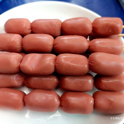 ไส้กรอกแดงทอด