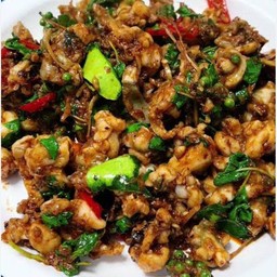 ผัดเผ็ดกบ