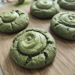 Matcha Creamcheese Soft Cookies