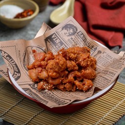 เอ็นไก่ทอดสไตล์ฉงซึ่ง