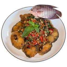 ปลาแรด ราดพริกสด