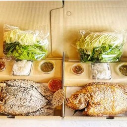 เมี่ยงปลานิล 2 ชุด (ฟรีน้ำเปล่า 1 ขวด)