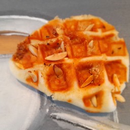 วาฟเฟิลคินาโกะอัลมอนด์