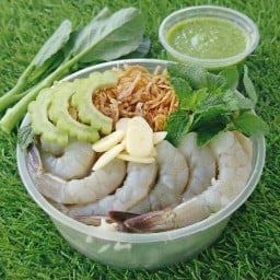 หม่ามี้กุ้งแช่-กุ้งแช่น้ำปลาน้ำจิ้มซีฟู๊ดรสแซ่บ