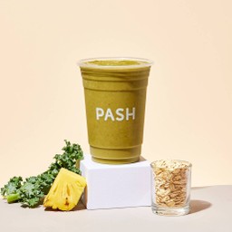 Mineral Treasure Plant-based Smoothie (ผักเคล ผักโขม ผักคอส เซเลอรี่ แตงกวา แอปเปิ้ล ขิง สับปะรด เสาวรส ยูซุ แพลนต์เบส สมูทตี้)