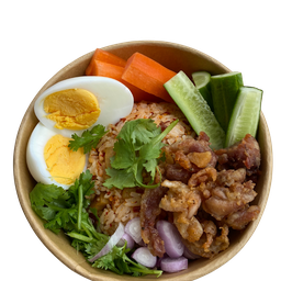 ยายแดงข้าวคลุกน้ำพริก ถนนจันทน์