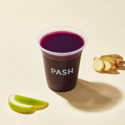 Blue Ginger, Cold Pressed Juice ( อัญชัน ขิง แอปเปิ้ล - น้ำผลไม้ สกัดเย็น )