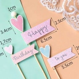 ป้ายกระดาษ Happy bithday to you