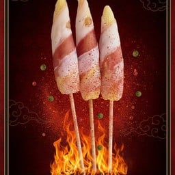 สามชั้นพันข้าวโพดอ่อน