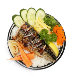 ข้าว ปลาซาบะเทอริยากิ