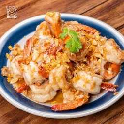 กุ้งกระเทียม(กับข้าว)