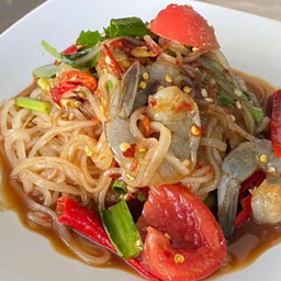 ตำเส้นเล็กกุ้งสด