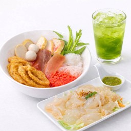 เซตเย็นตาโฟดั้งเดิม+แมงกะพรุนลวกจิ้ม (2 ฟรี 1)