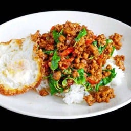 น้องใบเบิ้ลเทริยากิ&ข้าวกะเพรา