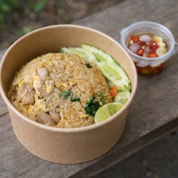 ข้าวผัดหมูสับโฮมเมด