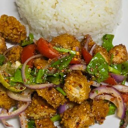 ข้าวยำไก่แซ่บ 5 กล่อง