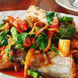 ปลาเนื้ออ่อนผัดฉ่า