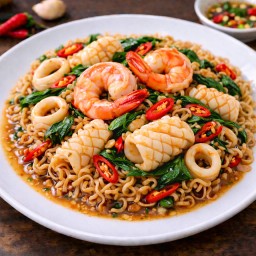 ผัดมาม่าทะเล