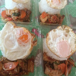 ข้าวกระเพราหมูการอบ