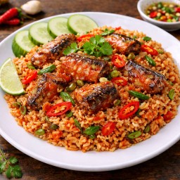 [อร่อยซ่ากับโค้ก] ข้าวผัดปลากระป๋อง +  โค้ก ออริจินัล (กระป๋อง)