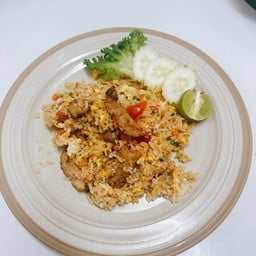 ข้าวผัดหมูย่าง