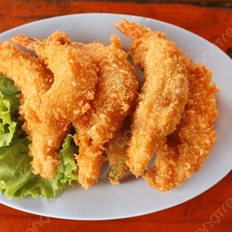 กุ้งชุบแป้งทอด