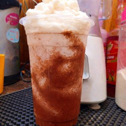 โกโก้ + น้ำมะพร้าวปั่นทูโทน