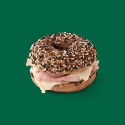 Mini Multigrain Ham & Cheese Bagel