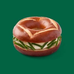 Spring Onion & Cream Cheese Bagel
