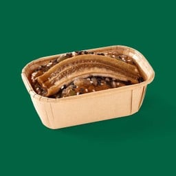 Banana Cake topped with Mixed Grains