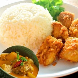 แกงกะหรี่ปลาดอลลี่ทอด(สไตล์ไทย)