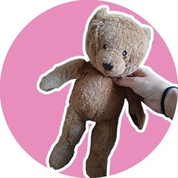 มือ2 ตุ๊กตาหมีน้ำตาล 35cm.