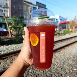 ชาดำมะนาว