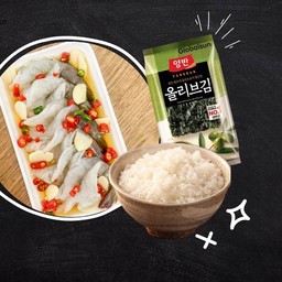 Set กุ้งดอง+ข้าว+สาหร่าย