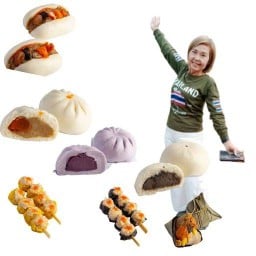 ร้านจู  ขนมจีบ ซาลาเปา  บะ๊จ่าง  หลากหลายรส หมู่บ้านบัวทอง4. บางบัวทอง