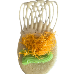 สังขยาใบเตยฝอยทอง