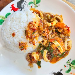 ผัดพริกเผาทะเล