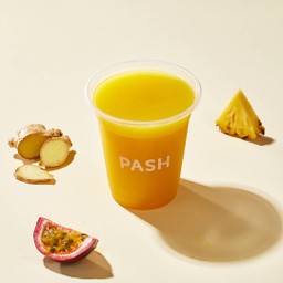 Young Ginger, Cold Pressed Juice ( ขิงอ่อน สับปะรด เสาวรส - น้ำผลไม้ สกัดเย็น)
