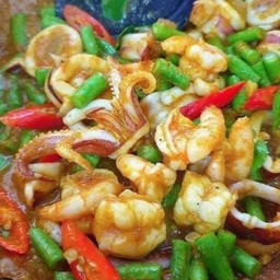 ข้าว+เครื่องแกงทะเล