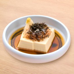 เต้าหู้สดราดซอส