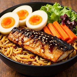 บะหมี่ปลาซาบะเทอริยากิ