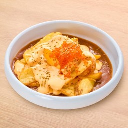 มันฝรั่งทอดราดชีส