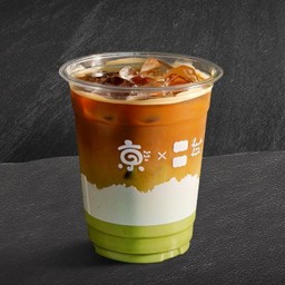 Matcha Coffee Latte