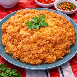 ข้าวไข่เจียวกุ้งสับ