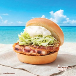 <เมนูใหม่> Tako Katsu Burger เบอร์เกอร์ หมึกยักษ์