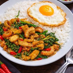 ข้าวผัดขี้เมากากหมู