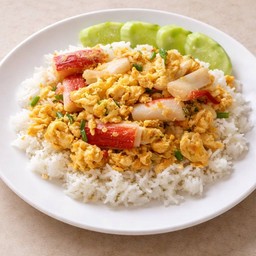 ข้าวไข่ขยี้