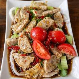 ยำปลาร้าหมูยอหนัง